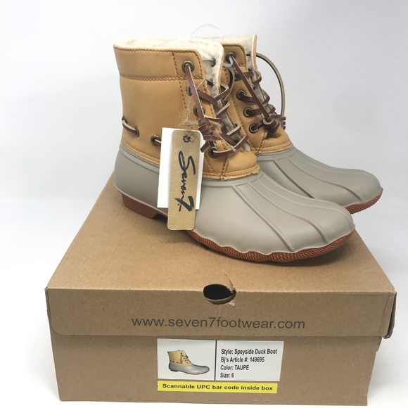 Seven7 Shoes - Seven 7 Speyside Waterproof Duck Boots in Taupe